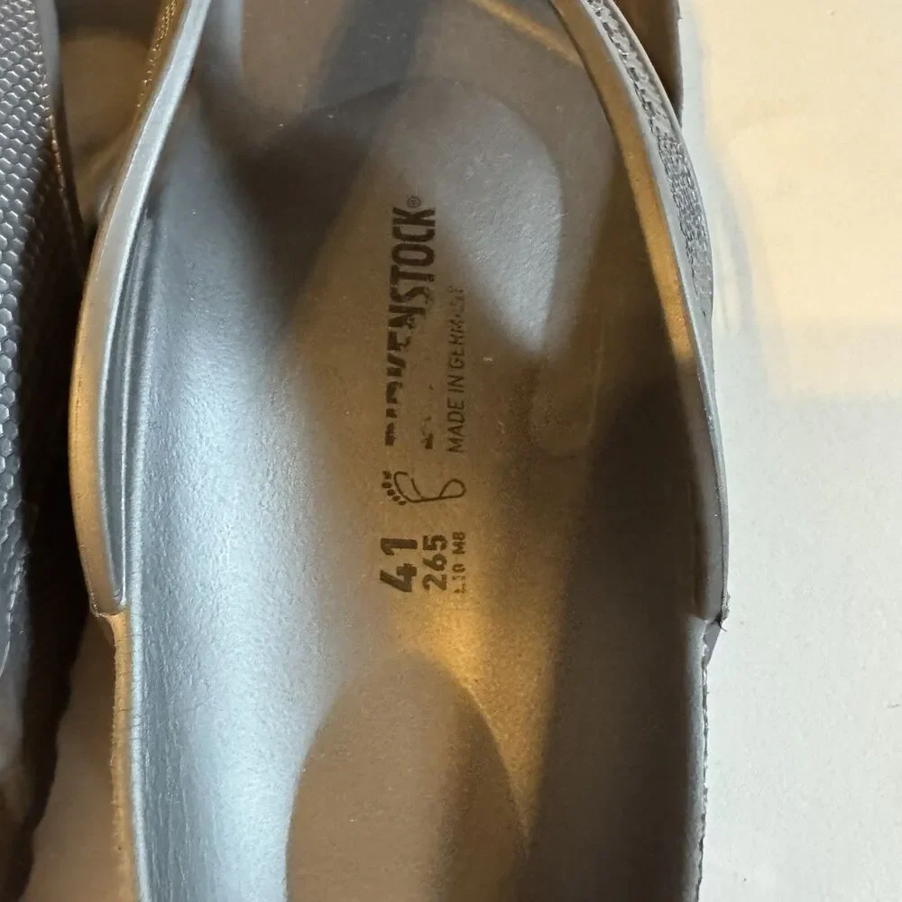 Birkenstock Honolulu Sandals Unisex Gray EVA Thong Flip Flops EU 41 Women’s 10